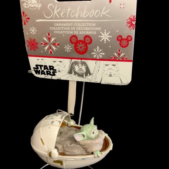 Disney Star Wars: The Mandalorian The Child Sketchbook Ornament - NEW - Picture 3 of 3